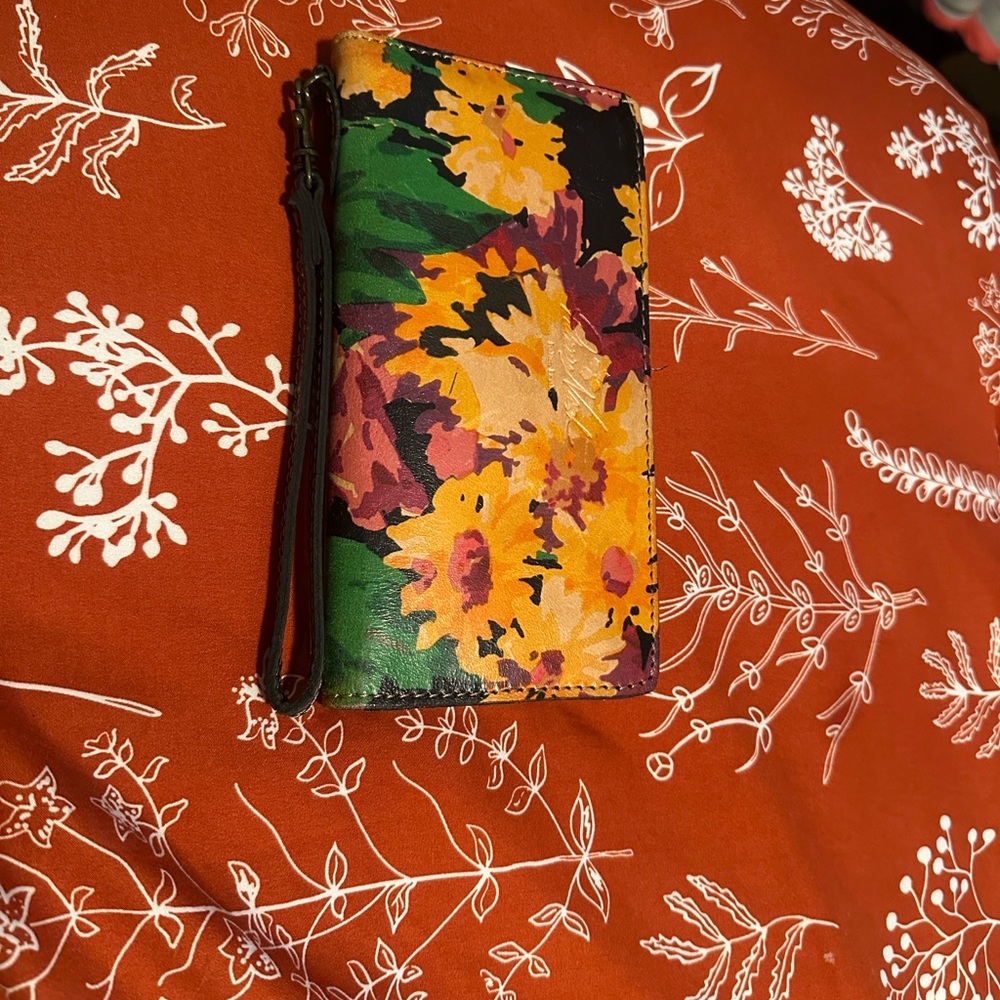 Patricia Nash Floral Leather Wallet - Picture 5 of 8